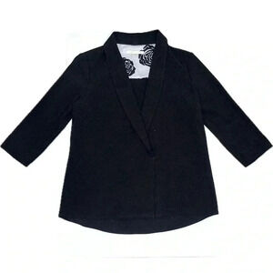 Anthropologie fancy academia professional Cooper & Ella black xs blazer